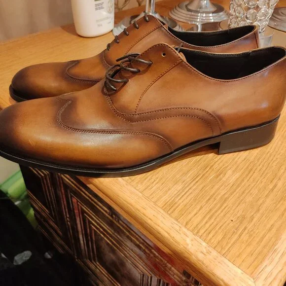 New Brown Dylan Gray Oxfords 13